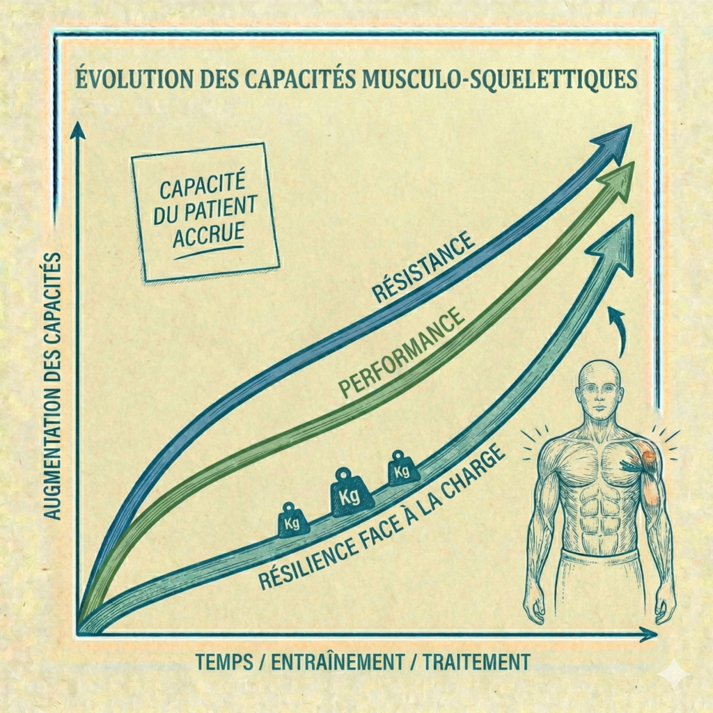 Kinésithérapie MSK Esneux-Liège : programmation de la force et Quantification du Stress Mécanique